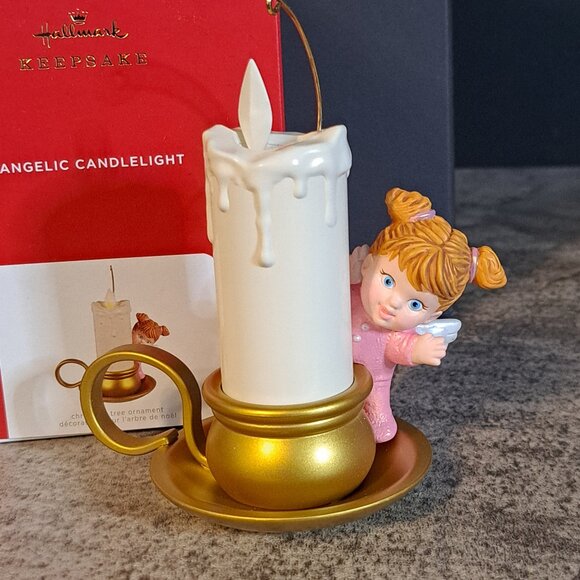 Hallmark Keepsake Angelic Candlelight Christmas Tree Ornament 2020 - Picture 1 of 12